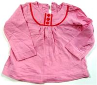 Růžové triko zn. Mothercare
