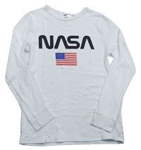Bílé pyžamové triko NASA zn. H&M