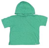 Zelené melírované tričko s kapucí zn. GAP