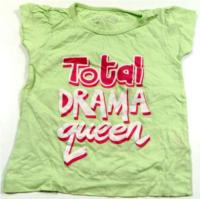 Zelené tričko s nápisem zn. Girl2girl