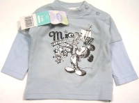 Outlet - Světlemodré triko s Mickeym zn. Disney