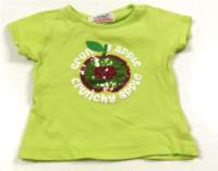Limetkové tričko s jablíčkem zn. early days