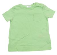 Světlezelené tričko s kapsou zn. F&F