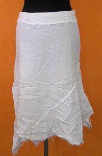 Dámská bílá lněná sukně zn. New Look