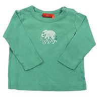 Zelené triko se slonem zn. Esprit