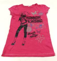 Růžové tričko s Hannah Montana zn. George