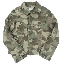 Khaki-béžová army riflová bunda zn. F&F