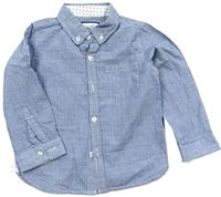 Modro-bílá pruhovaná vzorovaná košile zn. Mothercare
