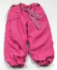 Růžové šusťákové kalhoty zn. Early Days 