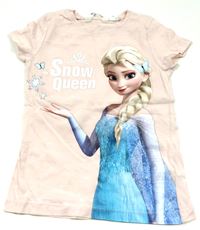 Světlerůžové tričko s Frozen zn. H&M