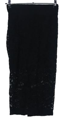 Dámská černá krajková pouzdrová sukně zn. H&M