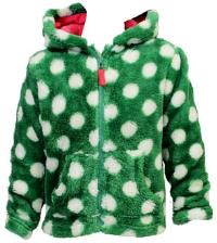 Outlet - Zelená chlupatá bundička s kapucí zn. Marks&Spencer 