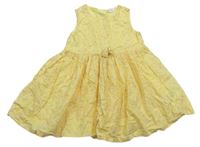 Žluté květované šaty zn. H&M