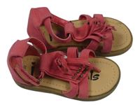 Béžovo-růžové sandálky s třásněmi s kamínky zn. Sandals vel. 22 