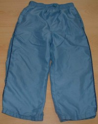 Modré šusťákové oteplené kalhoty zn. Cheorkee