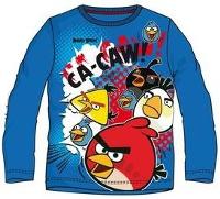 Nové - Modré triko s Angry Birds 