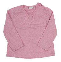 Růžové melírované triko zn. F&F