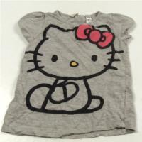 Šedé tričko s Hello Kitty zn. H&M