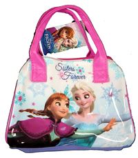 Nové - Fialovo-růžová kabelka s Annou a Elsou  zn. Disney 