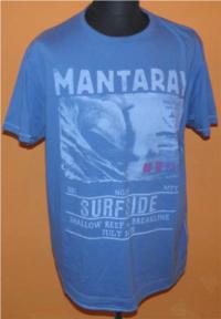 Pánské modré tričko s potiskem zn. Mantaray vel. XL
