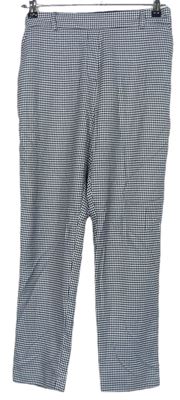 Dámské černo-bílé vzorované kalhoty zn. F&F