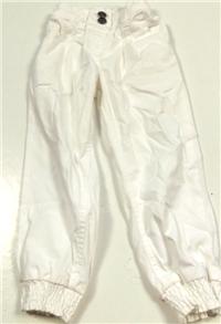Bílé cuff plátěné kalhoty zn. Next