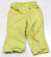 Žluté plátěné kalhoty zn. George 