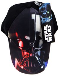 Nové - Černá kšiltovka s potiskem Star Wars zn. Disney