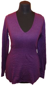 Dámský fialový svetr zn. M&S