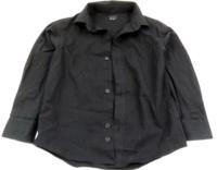 Černá proužkovaná košile zn. F&F 