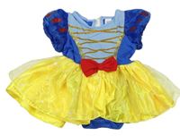 Kostým - Modro-žluté šaty s tylem a všitým body  - Sněhurka zn. Disney