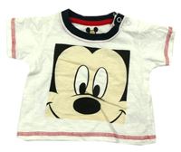 Bílé tričko s Mickeym zn. Disney