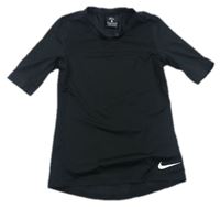Černé funkční sportovní tričko s logem zn. Nike 