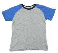 Šedo-modré tričko zn. M&S