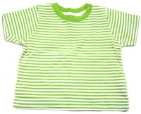 Zeleno-bílé pruhované tričko zn. Marks&Spencer 