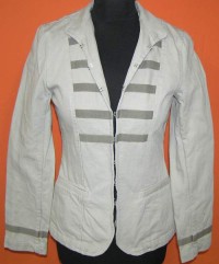 Dámský béžový riflový kabátek zn. H&M