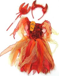 Outlet - Červený kostým čertice zn. Ladybird