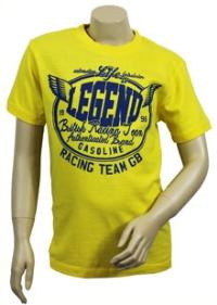 Outlet - Žluté tričko s nápisem zn. Life and Legend