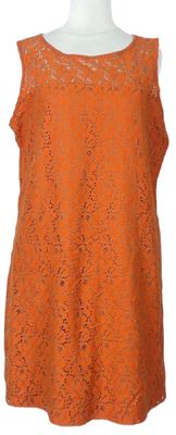 Dámské oranžové krajkové šaty zn. F&F