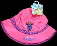 Outlet - růžový klobouček s obrázky