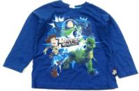Modré pyžamové triko s obrázkem Toy Story 