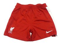 Červené fotbalové kraťasy s bílými pruhy - Liverpool FC zn. Nike