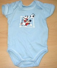 Modré body s Mickey Mousem zn. Ladybird + Disney