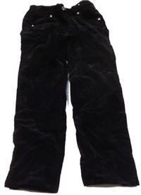 Černé manžestrové kalhoty zn. St. Bernard 