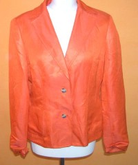 Dámský oranžový lněný kabátek zn. Alfani