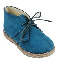 Nové - Modré kotníkové semišové boty zn. Munki vel. 28