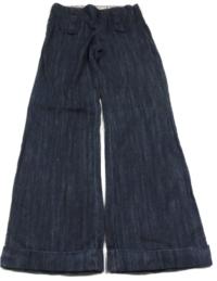 Tmavomodré riflové kalhoty s knoflíčky zn. Marks&Spencer