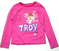 Růžové triko s Troyem zn. Disney