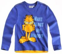 Nové - Modré triko s Garfieldem 