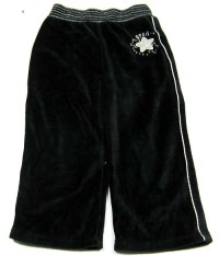 Černé sametové kalhoty s hvězdou zn.Early days